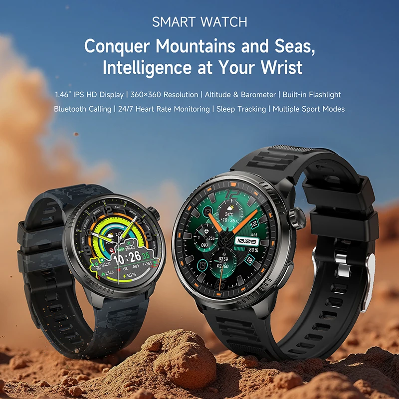 НОВЫЕ Смарт-часы с GPS-трекером, несколько спортивных режимов, IP67, водонепроницаемые, Bluetooth, вызов, высота, мониторинг сердечного ритма, сна, умные часы