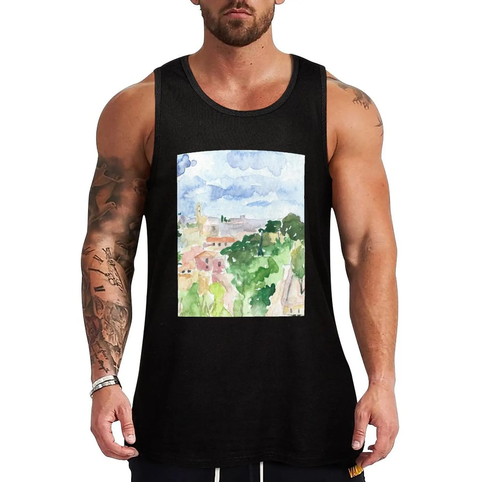 

panorama romana Tank Top Sportswear for men sleeveless Men's t-shirts man vest