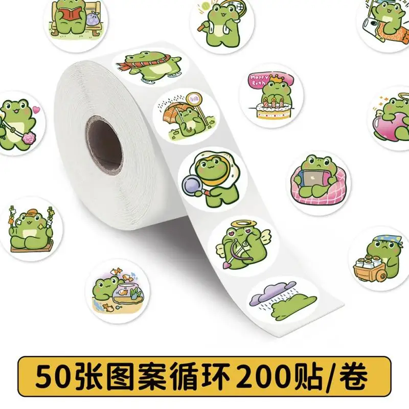 Kero Kero Keroppi Sanrio Cartoon Sticker Hand Accounting Materials Water Cup Sticker Trunk Decoration Diy Computer Decoration