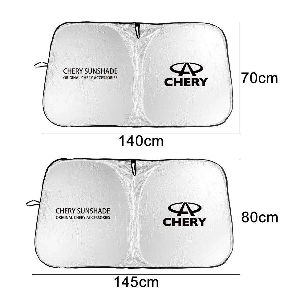 Flodable Car Front Windshield Sunshade Cover Car Accessories For Chery Tiggo 7 2 3 4 5x Kimo Qq6 s21 Qq3 Brakes s11 A3 A5 Indis