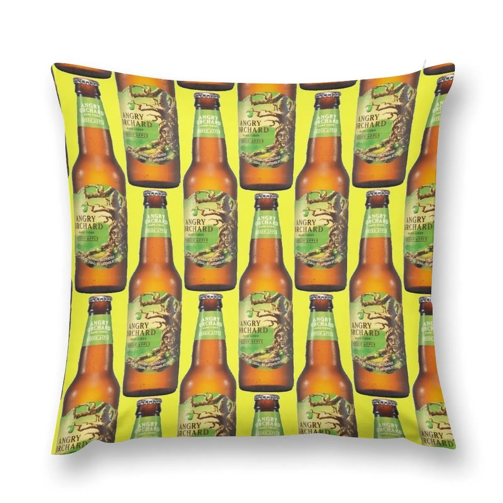 Angry Orchard - Hard Cider Throw Pillow Plaid Sofa christmas pillowcases Cusions Cover Decorative pillowcase pillow