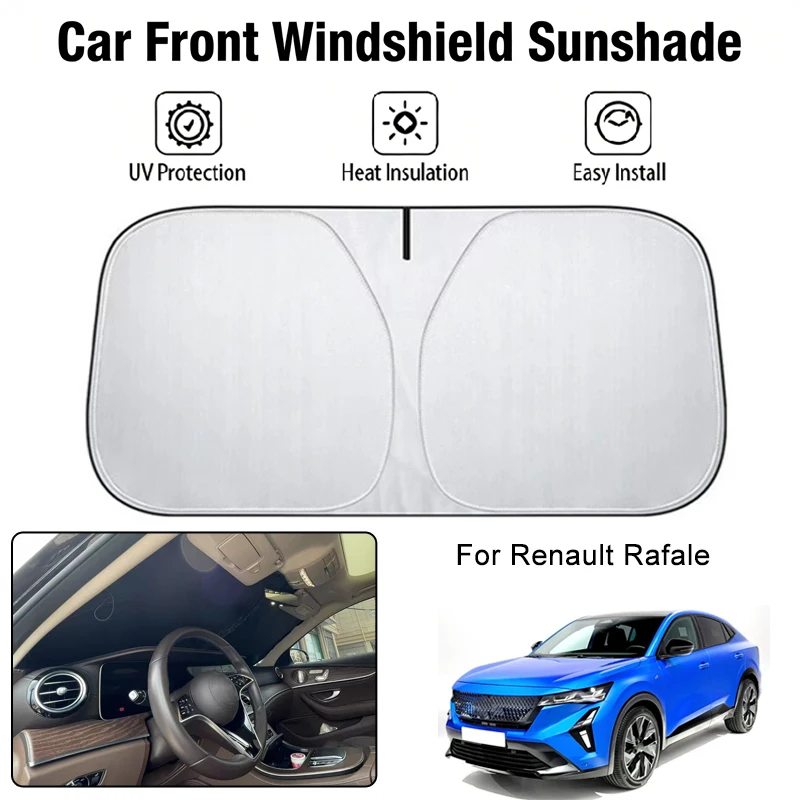 

Car Front Windshield Sunshade Cover For Renault Rafale UV Block Heat Insulation Auto Interior Sun Protection Accessories