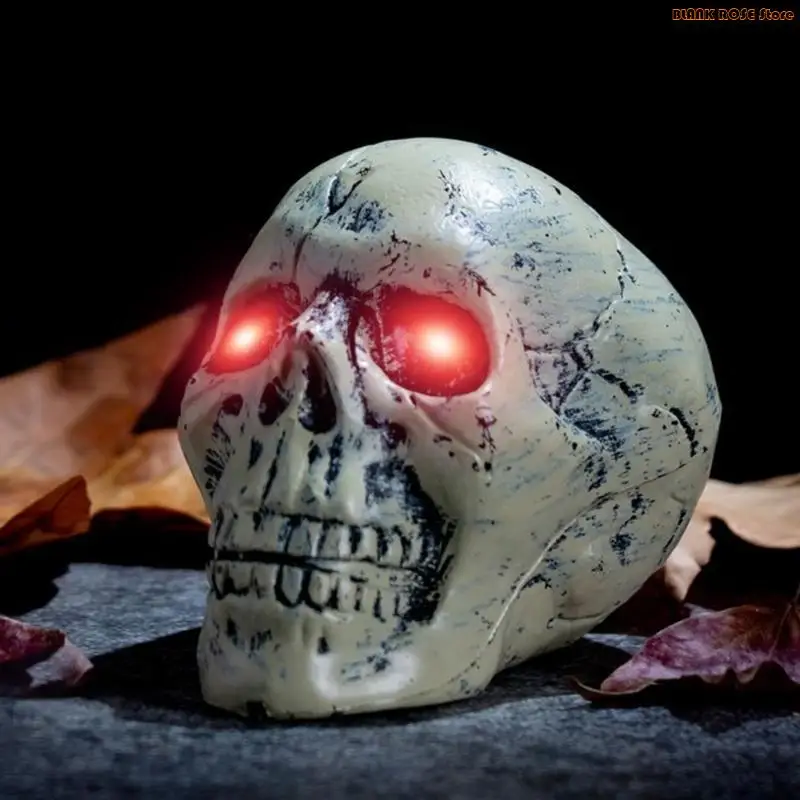 K1AE حزمة من 2 عيون LED متوهجة لديكورات الهالوين تعمل بالبطارية مقاومة للماء للحفلات الخارجية مع ألوان متعددة #1