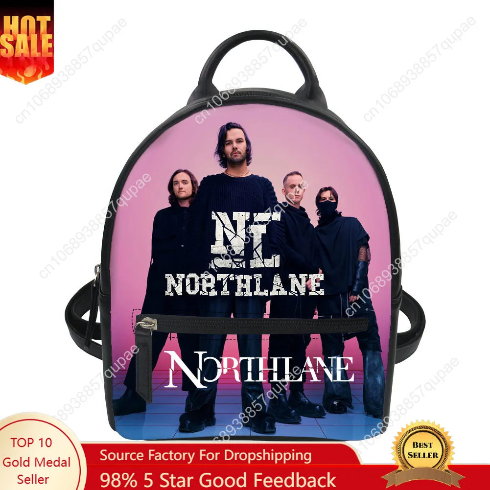 

Northlane Metal band Custom Backpack Purse Women Carter Schoolbags Double Shoulder Bag Mini Daypack Leather Travel Bag