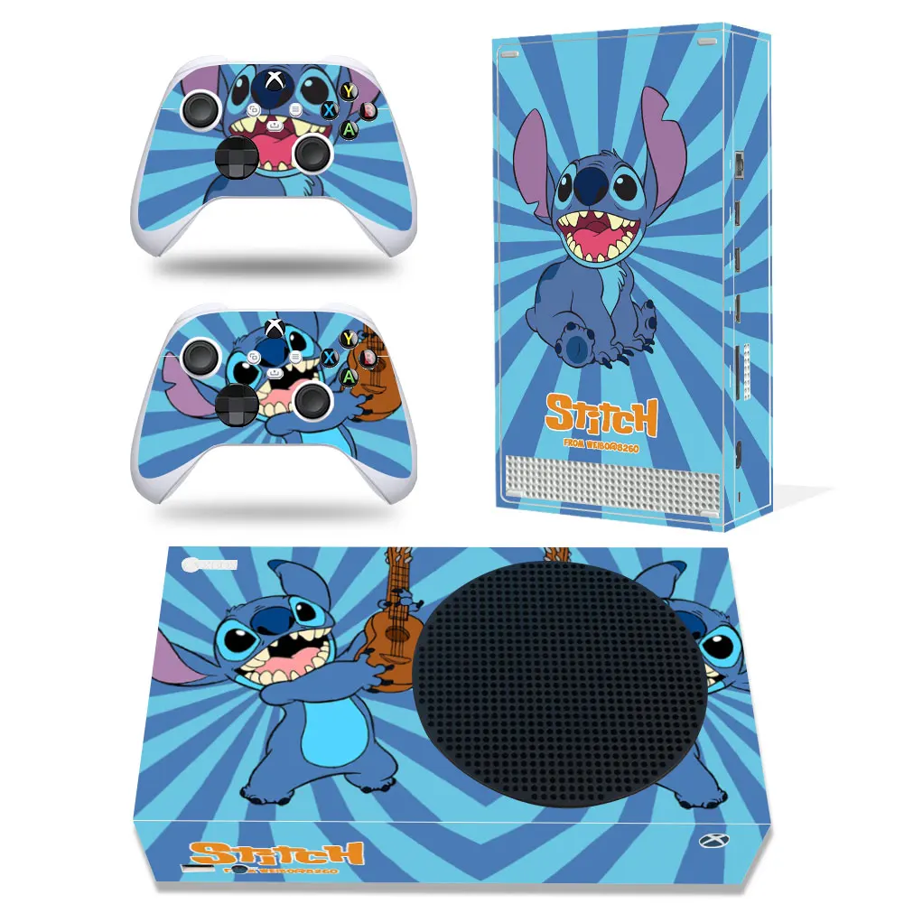 Disney Stitch Mickey decalcomania copertura per Xbox serie X Console e 2 controller Xbox serie X pelle adesivo vinile