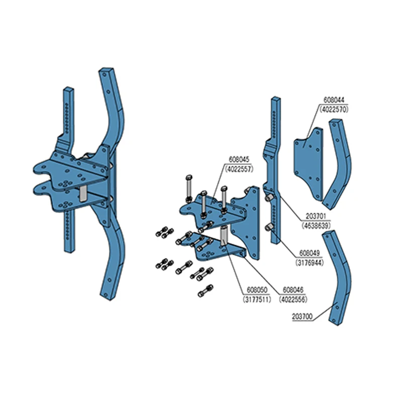 Agricultural Machinery Parts Agriculture Tractor Plow Tip Agriculture Tungsten Plow Parts