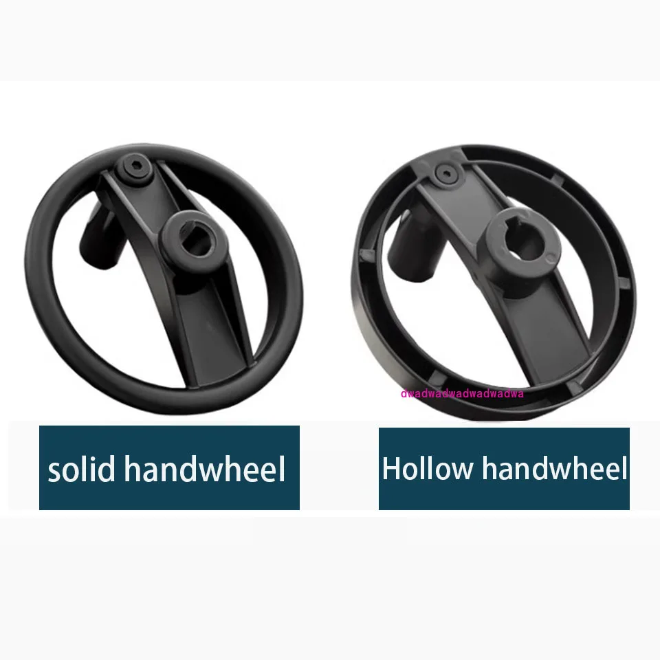 Aluminum Alloy Handwheel Foldable Handle Double Spoke Handwheel Round 100/125/160/200 Machine Tool Hand Wheel Brand New