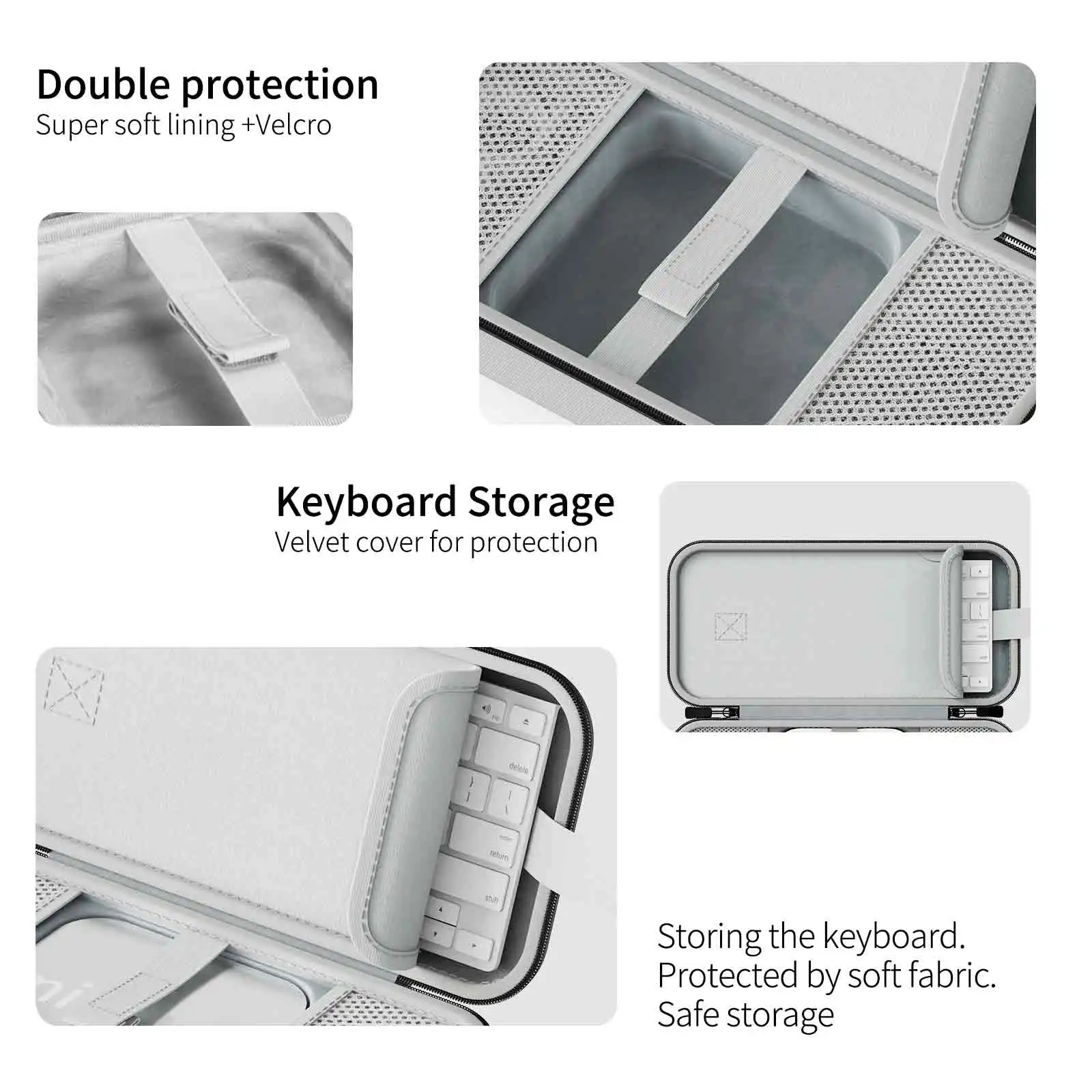 For Mac Mini M4/M4 Pro Travel Carrying Case, M4 Pro Chip/M4 Chip Protective Case, Desktop Computer Travel Organiser