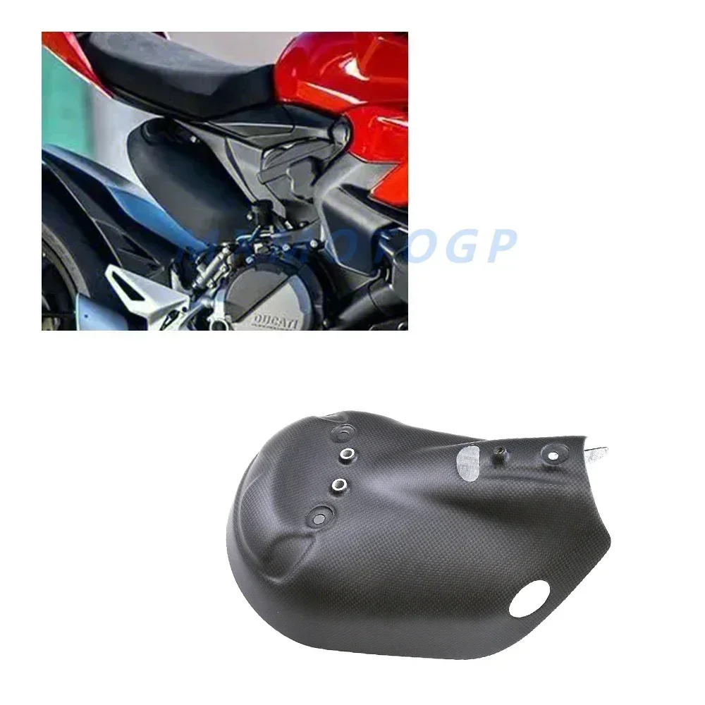 

For Ducati Panigale 1299 959 V2 Streetfighter V2 Modified 3K Carbon Fiber Exhaust Pipe Cover Fairing Motorcycle Accessories