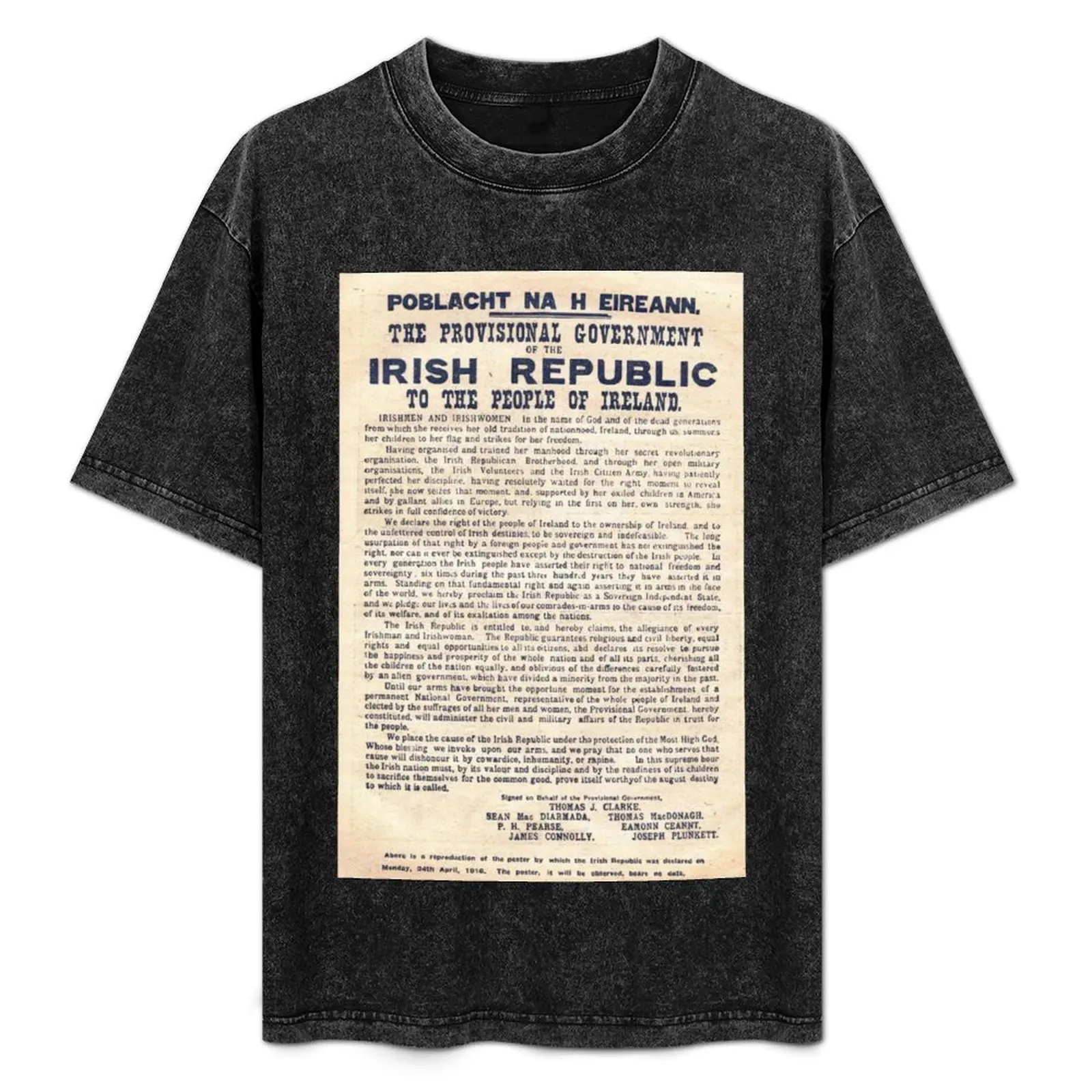 

1916 Irish Proclamation T-Shirt Comfort Stretch Tee Shirt