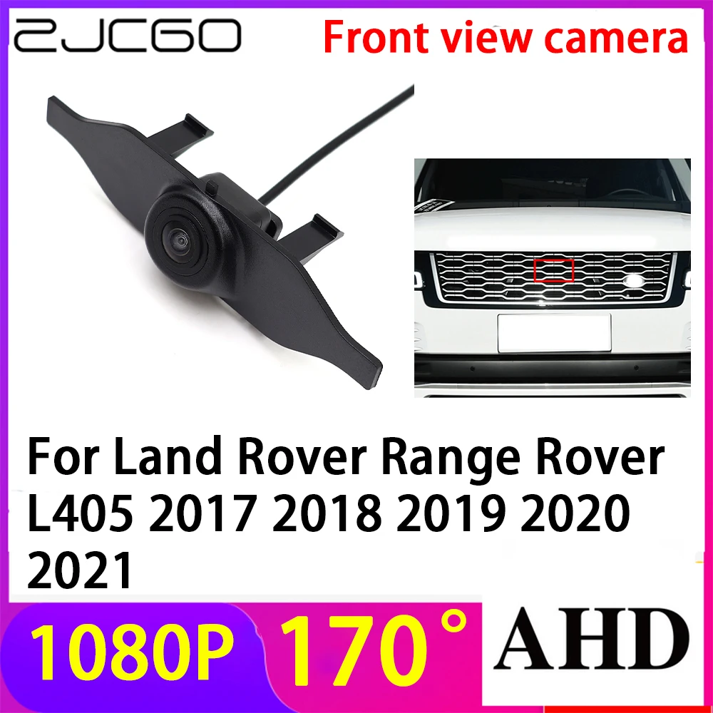 

ZJCGO AHD 1080P LOGO Car Parking Front View Camera Waterproof for Land Rover Range Rover L405 2017 2018 2019 2020 2021