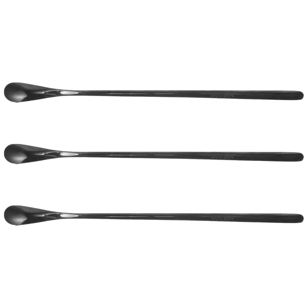 

3Pcs Small Animal Reptile Feeding Spoon Sturdy Stainless Steel Food Scoop Lizard Feeding Tool Portable Pet Food Mixing Scoops