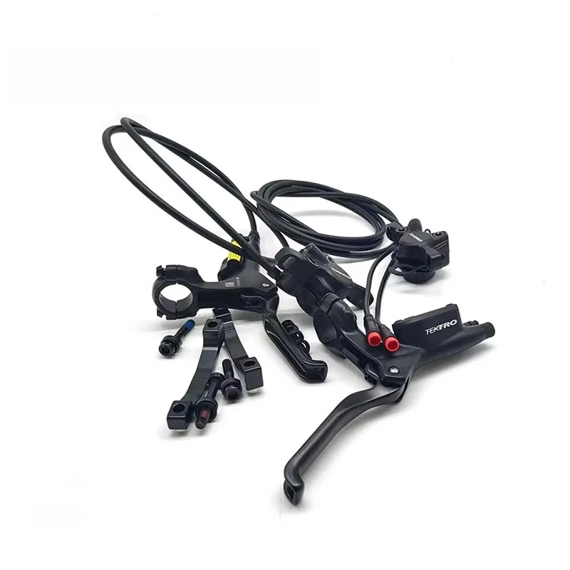 Electric Bicycle Accessories Aluminum Alloy Hydraulic Handlebar Brake Block Calipers Full Kit