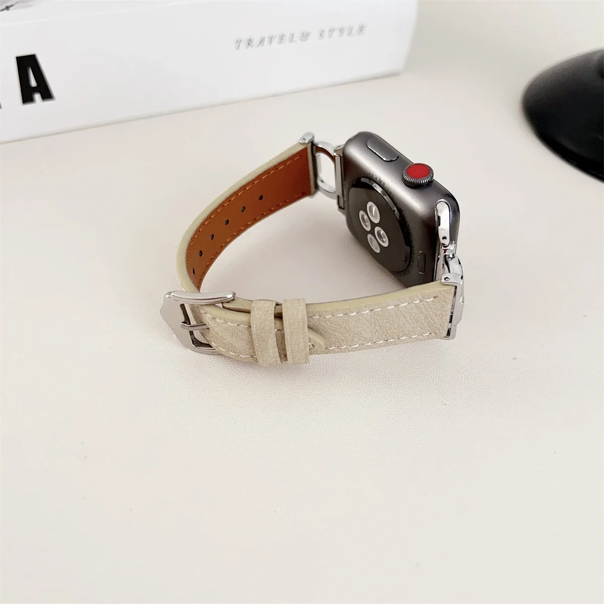 Watch Band For iWatch 42/44/45/46/49mm 38/40/41mm PU leather Fashion Watch Strap for Watch Series Ultra2 Series 10/9/8/7/6/5/4/3/2/1_voghion.com