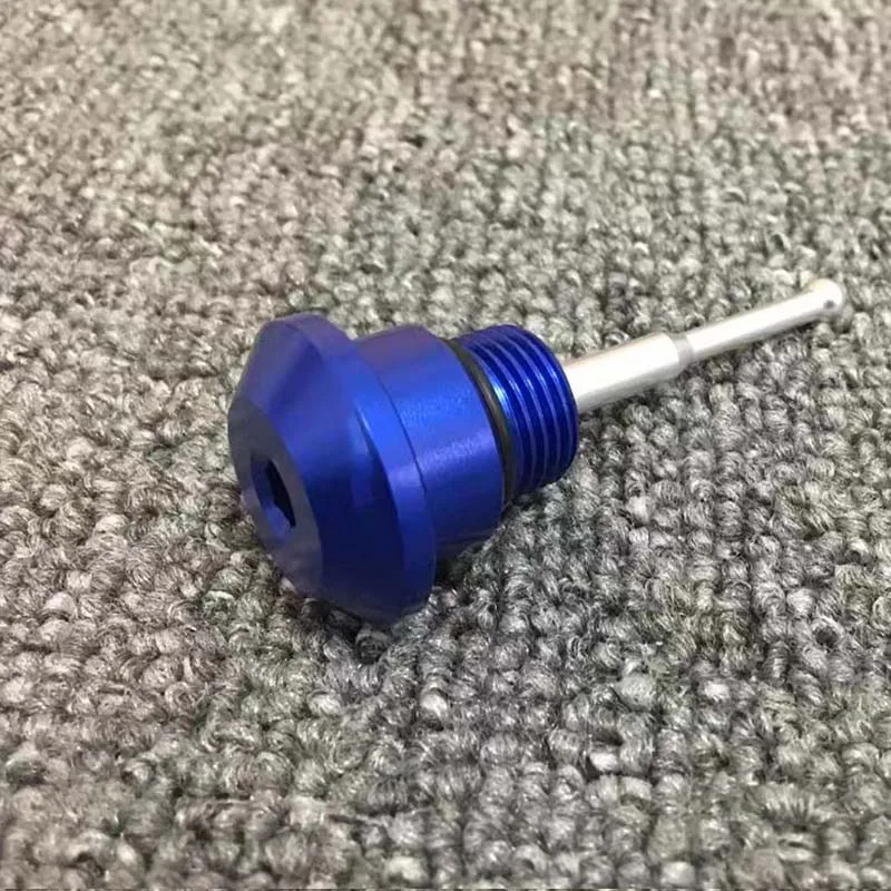 Motocicleta Oil Drain Dipstick Screw Plug Cover, CNC Liga de alumínio, Acessórios para motocicleta Vespa GTS300, Sprint150