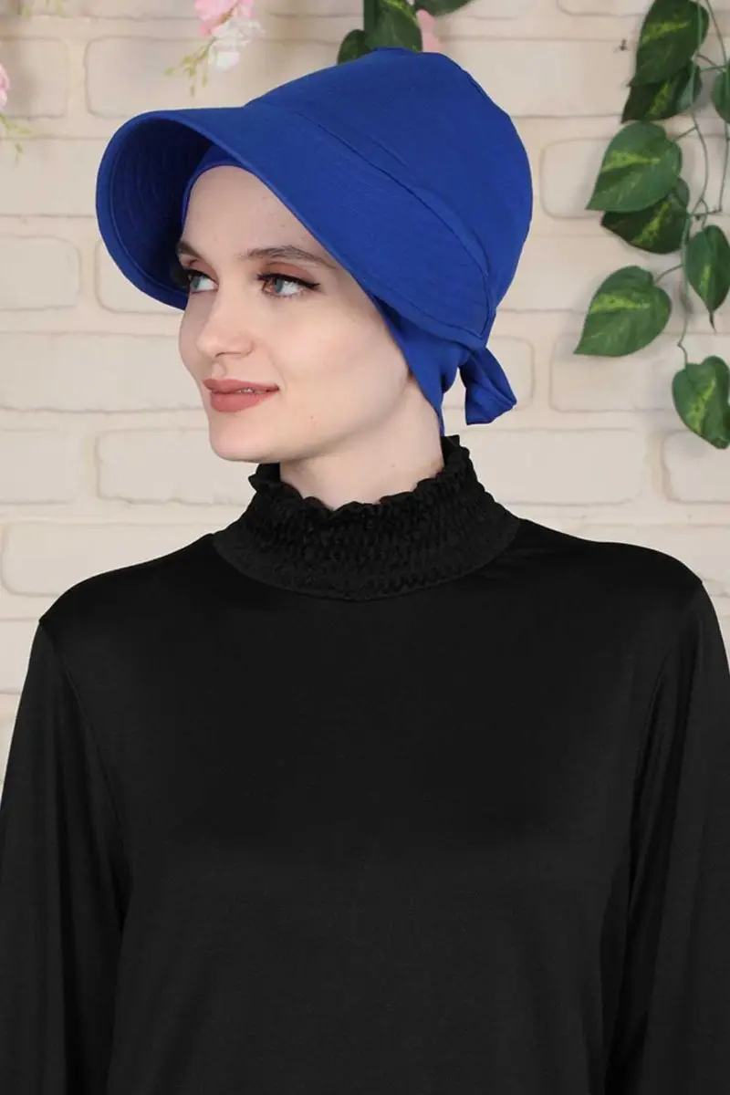 Daszek czesany kość sax niebieski