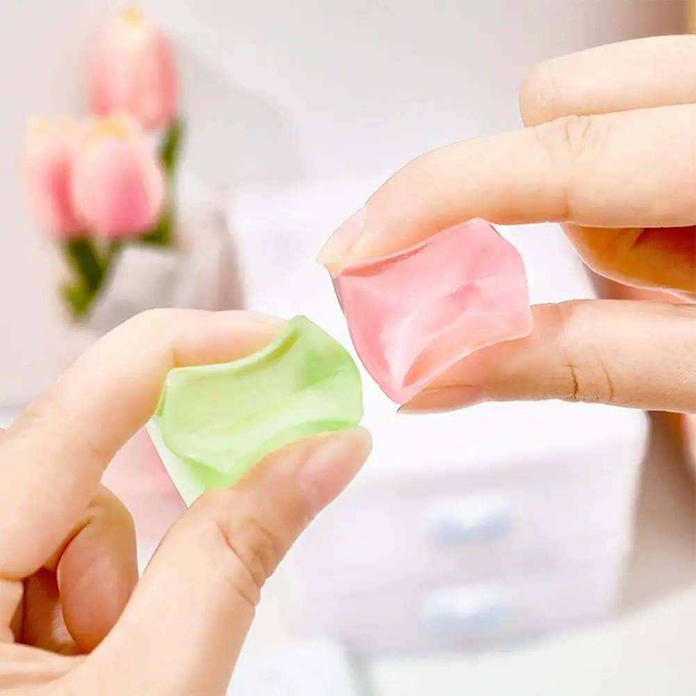 10Pcs Mini Ice Cube Soft Squishy Toys Release Stress Relief Adhd Autism Sensory Toys Squeezing Stress Relieving Toy Gift For Kid