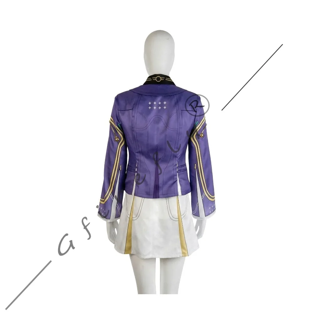 Wuthering Waves Aemeath Same Style School Uniform Cosplay Full Costume Adult Women Stage Show Halloween Carnival Party Outfit - Detail 1
