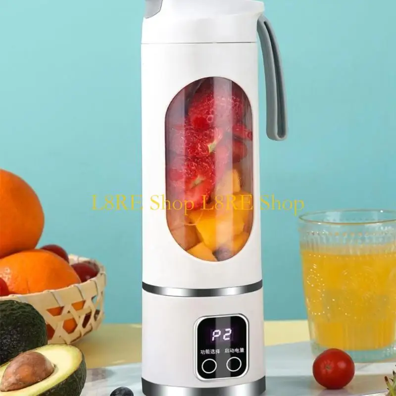 L8RE Multifunction Electric Press Portable USB Wireless Small Juicer Fruit Cooking Machine Charging Juicer Cup