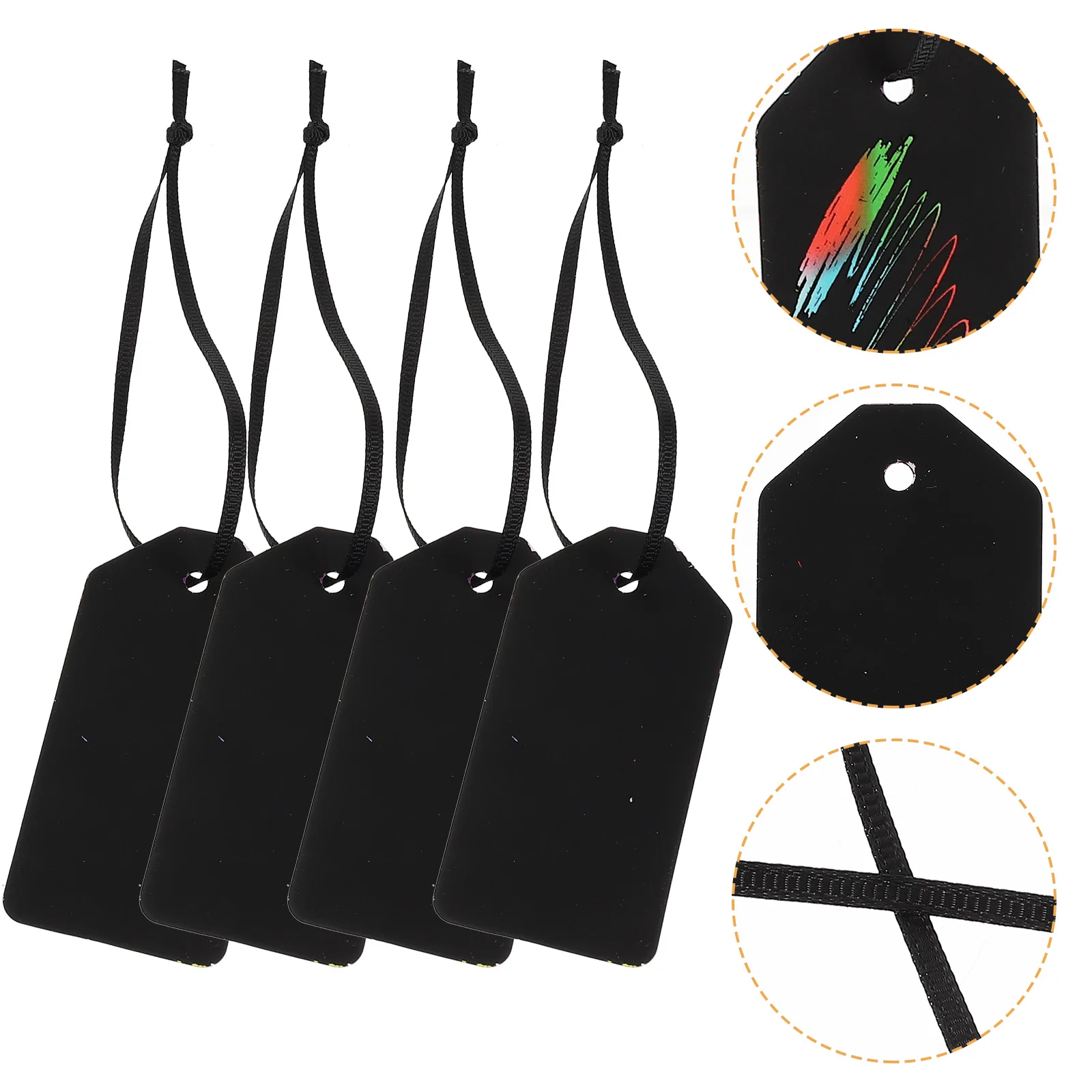 

Scratch Paper Bookmark Bulk Bookmarks Craft Kit Making Decorative for Party Kits