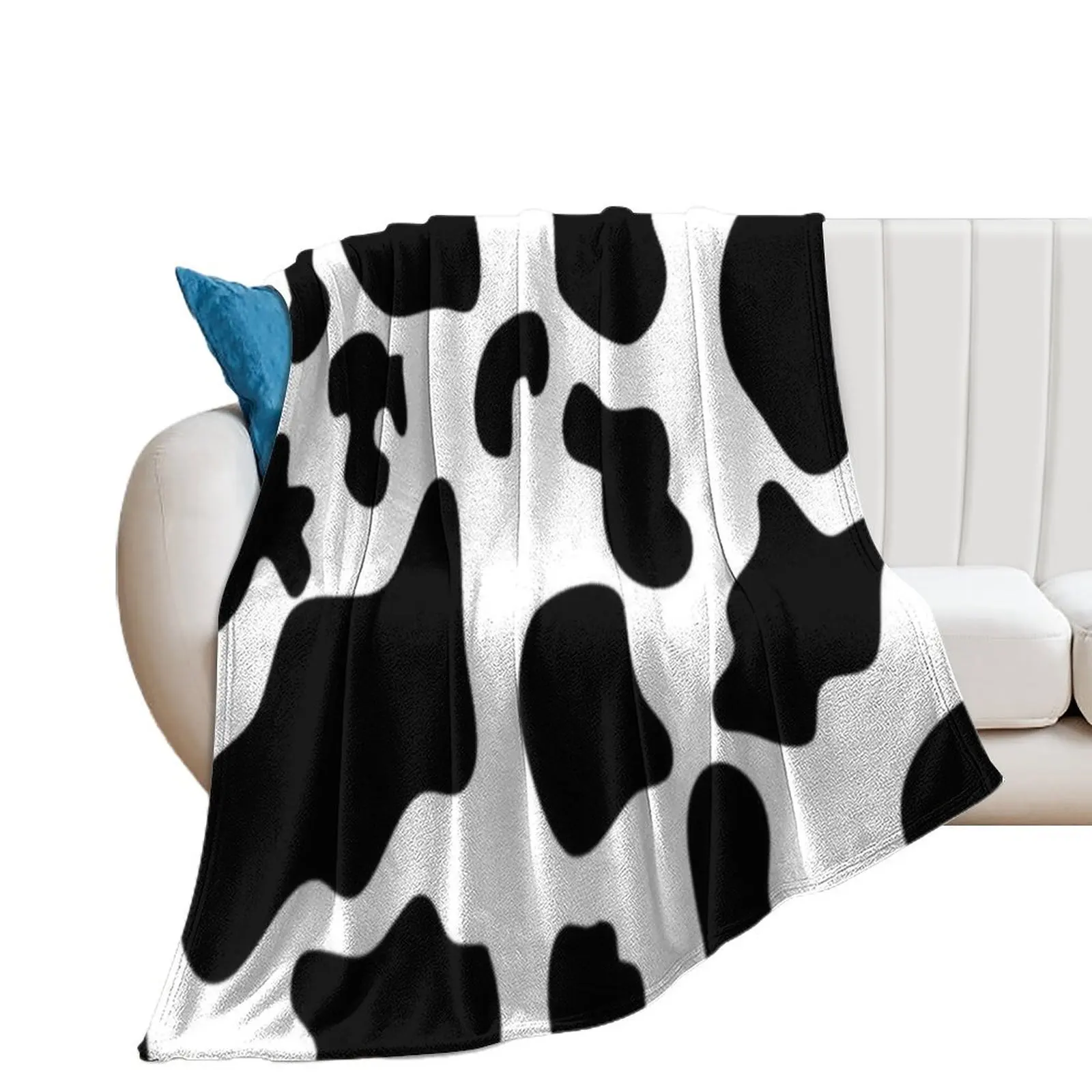 

Cow Spots Throw Blanket wednesday Tourist Luxury Thicken for sofa Blankets