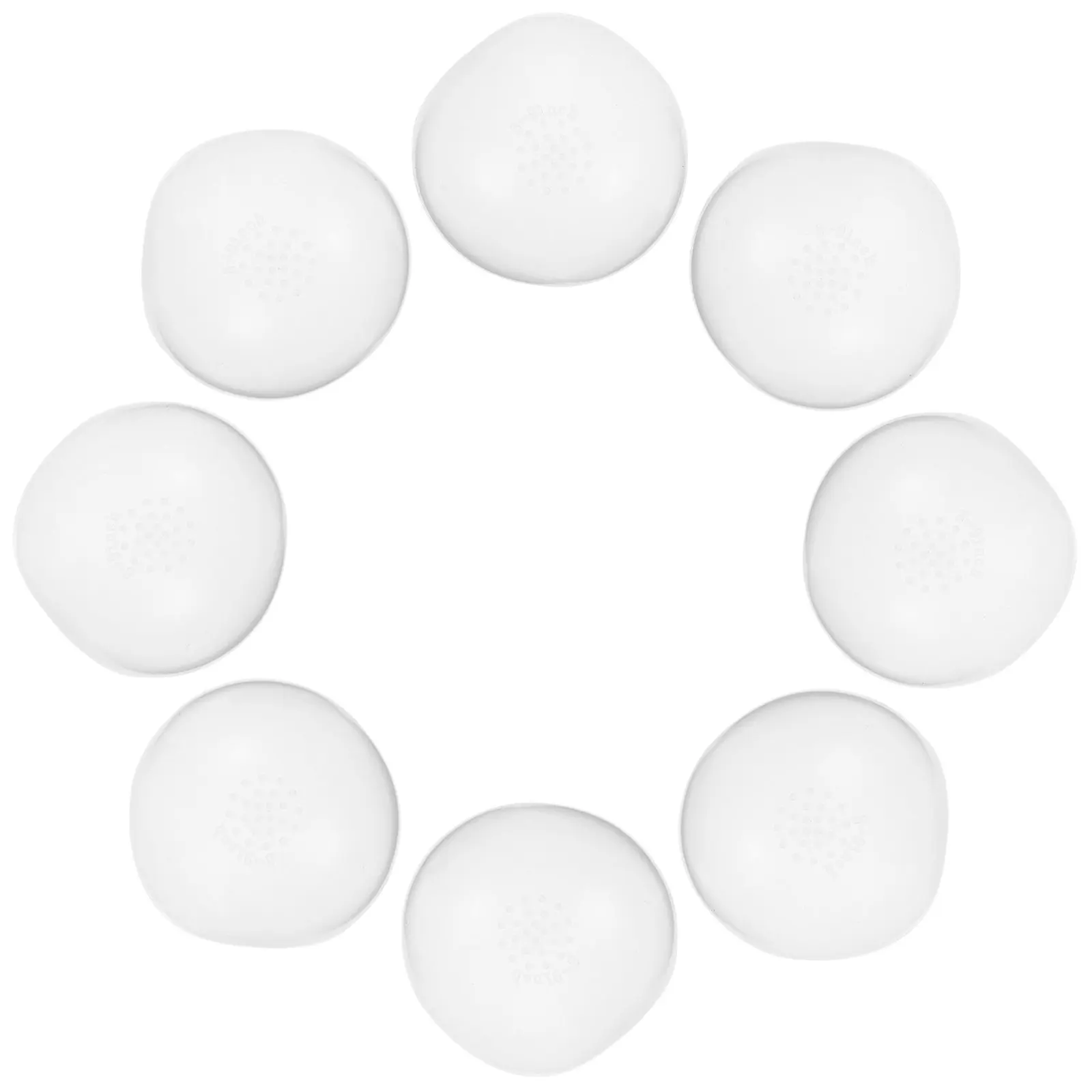 

8Pcs Silicone Cap for Anti-Slip Soft Elastic Hair Cover 20-21.5cm Head Styling Protection Bjd Silicone Head Cap