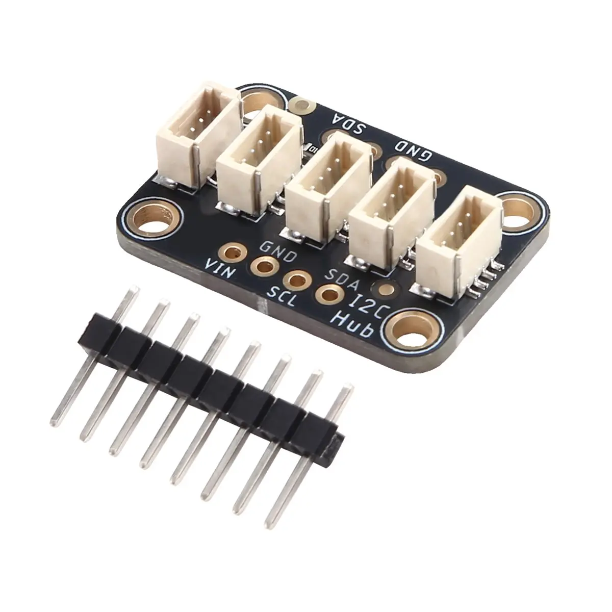 1PCS for Hub 5-Port Expansion Board for STEMMA QT / Qwiic System with 1mm JST Connectors