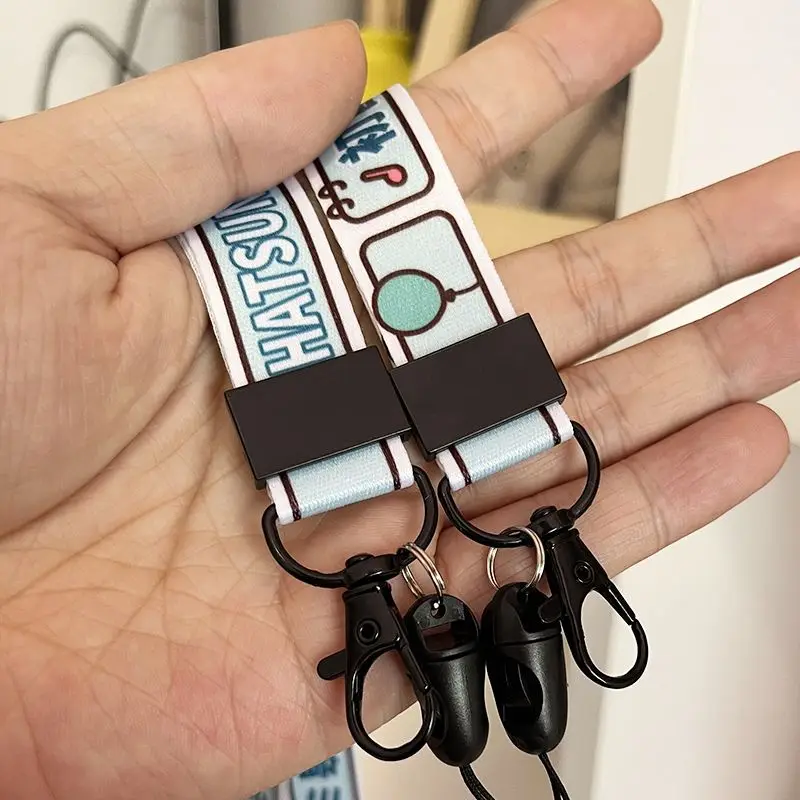 Novo Lanyard de Hatsune Miku para Celular e Chaves, Acessório de Filme e Televisão, Lanyard Antiperda, Presente por Atacado