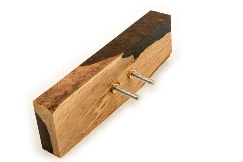 Coltello fatto a mano fai-da-te per bloccare la vite rivetto a testa svasata coltello da personalità in acciaio inossidabile in ottone Non rimovibile 2 pezzi