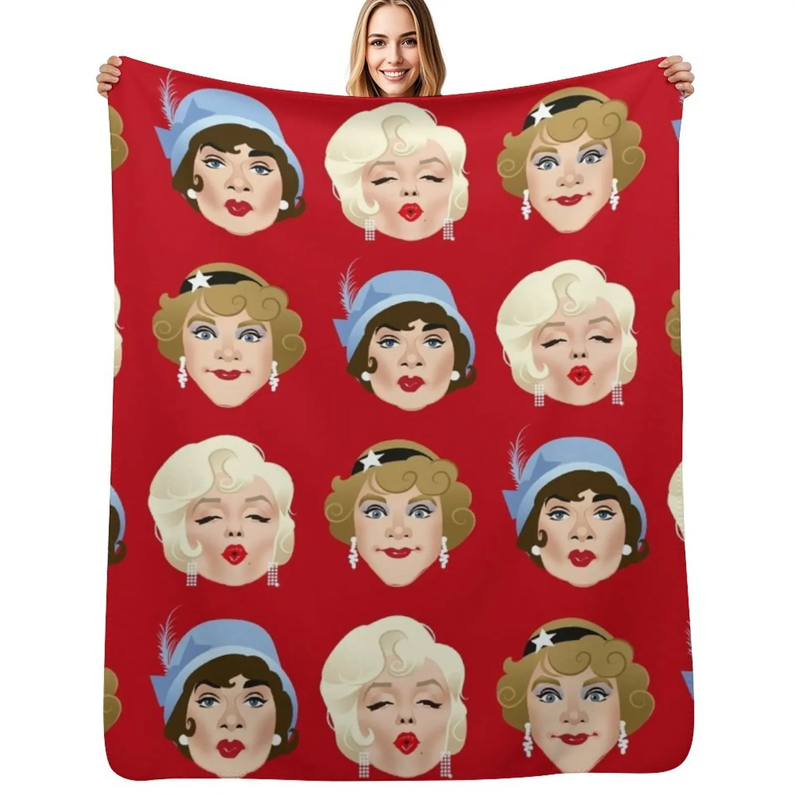 

Hot Throw Blanket Spring Fall Cozy Throw Blanket for Couch