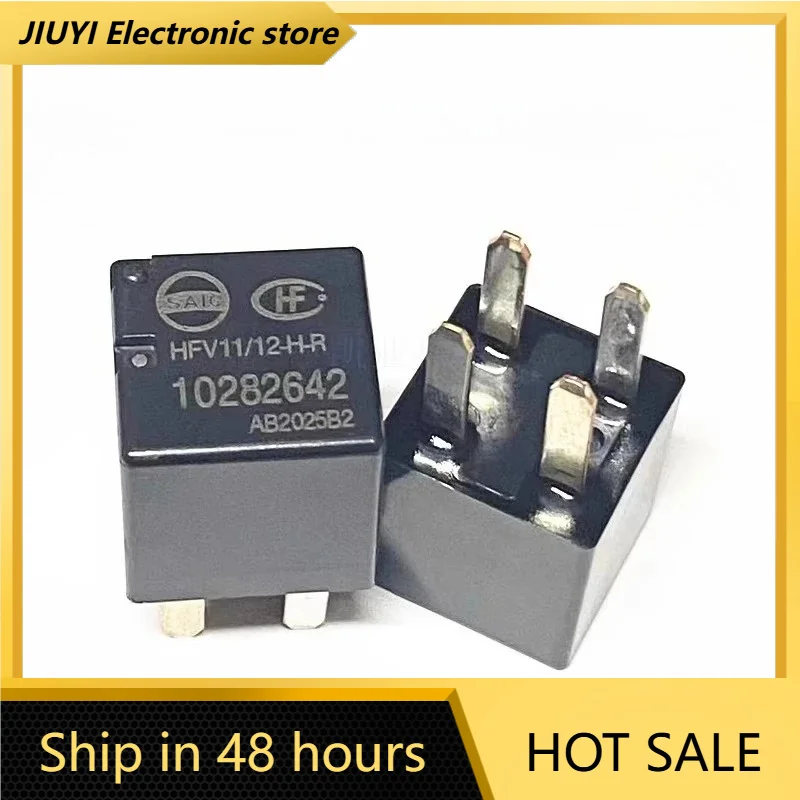 （Brand New Original）1pcs/lot 100% original genuine relay:HFV11/12-H-R 12V 20A 10282642 4pins Automotive relay