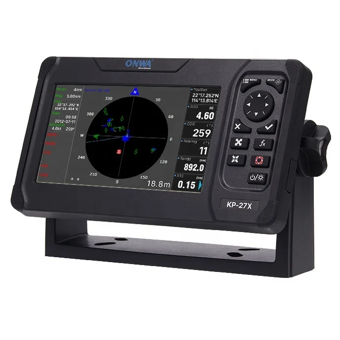 KP-29X (NEW) ONWA 9-inch GPS Chart Plotter with Class B+ AIS Transponder and 600W Fish Find er ( 4-in-1 ) (support NMEA2000)