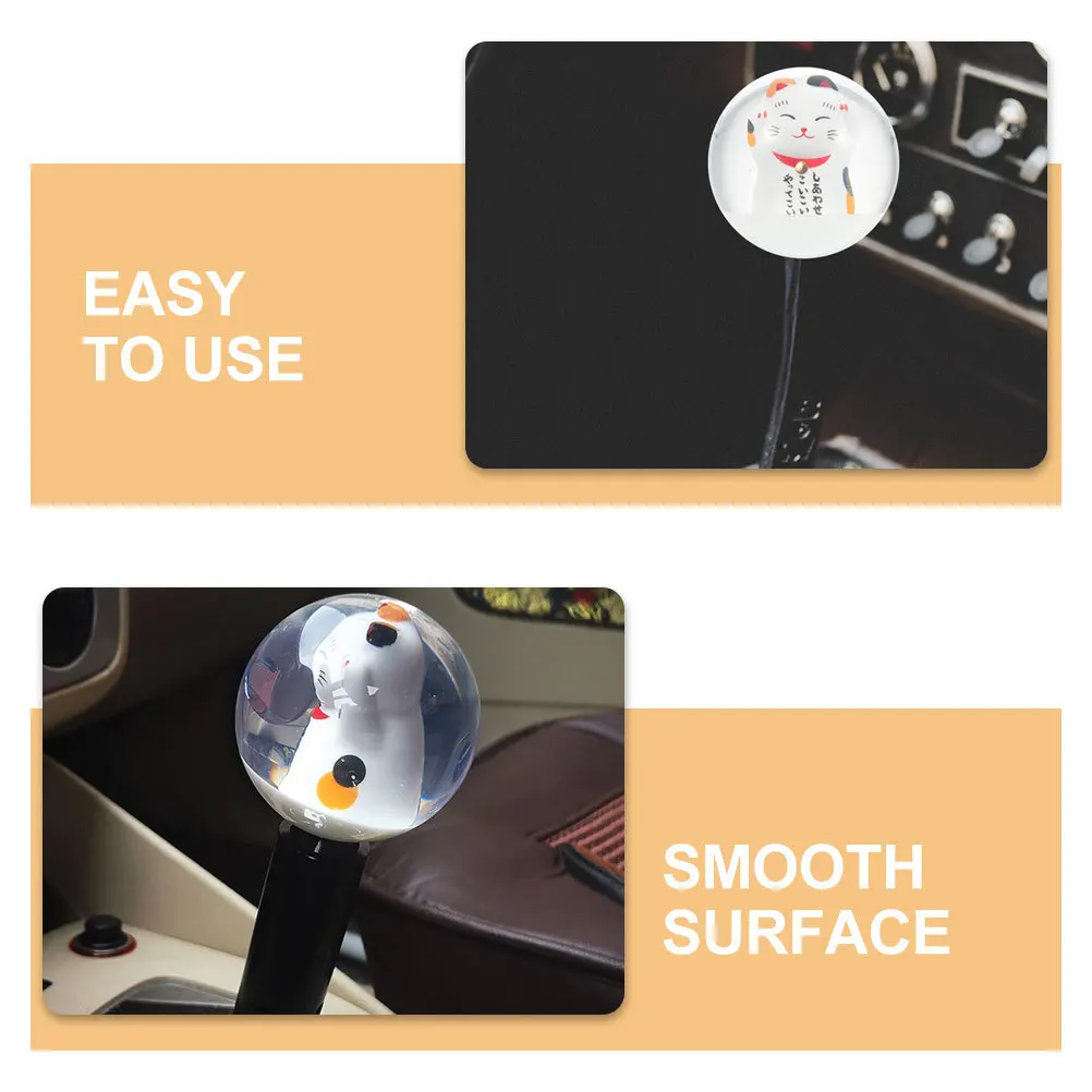 

Cat Design Gear Shift Knob Car Gear Lever Decorative Manual Automatic Transmission Shift Knobs Car Accessories Replacement