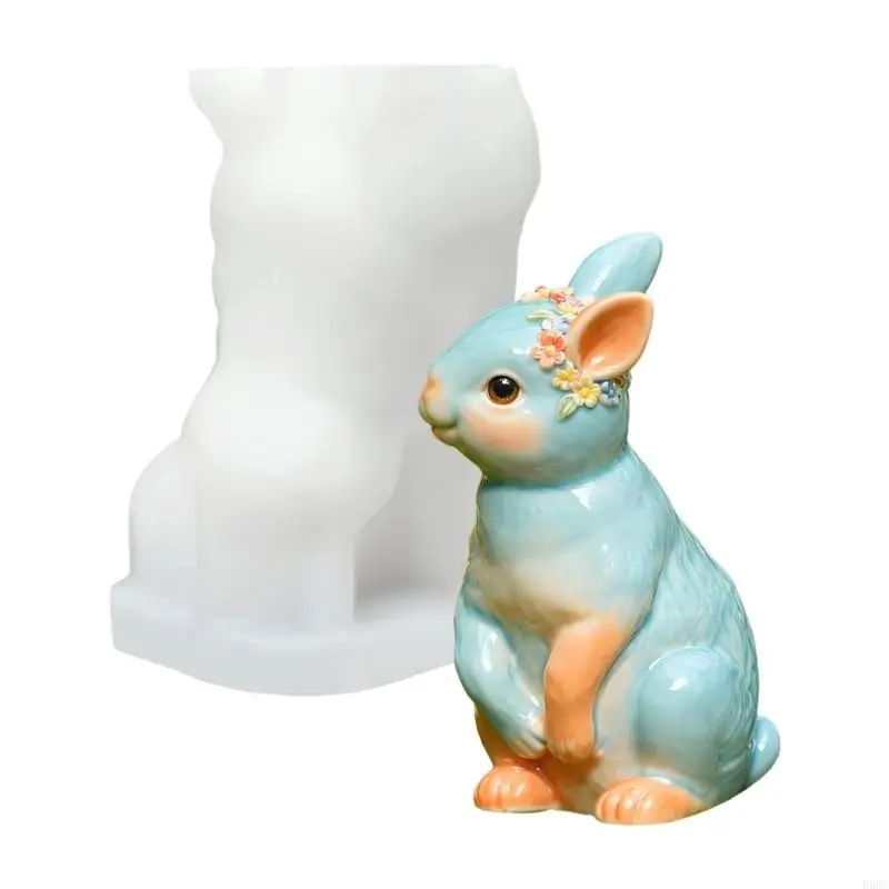 قالب أرانب من السيليكون المتين لوازم حرفية لمشاريع العطلات التي تصنعها بنفسك