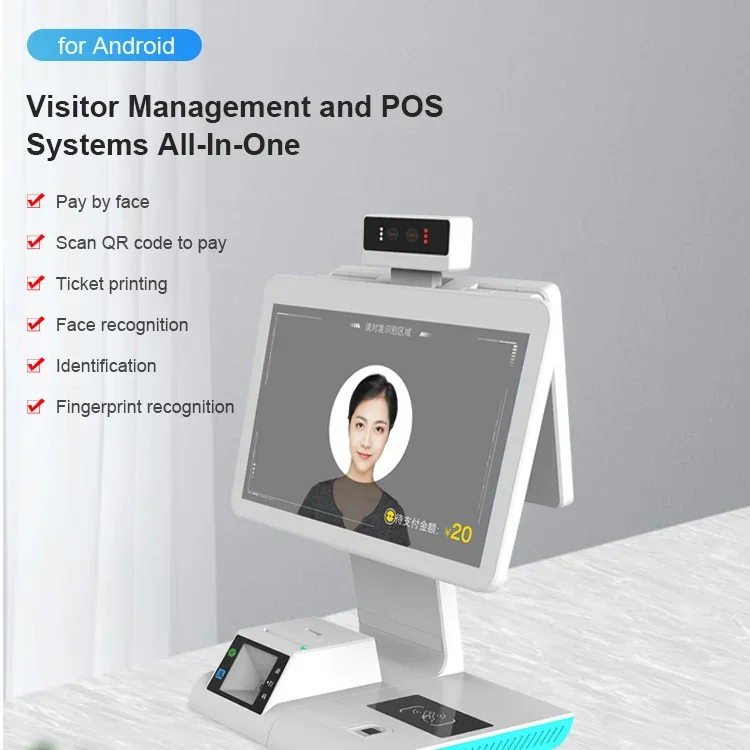 Заводская цена Smart Touch Dual Screen Pos System Розничные кассовые аппараты