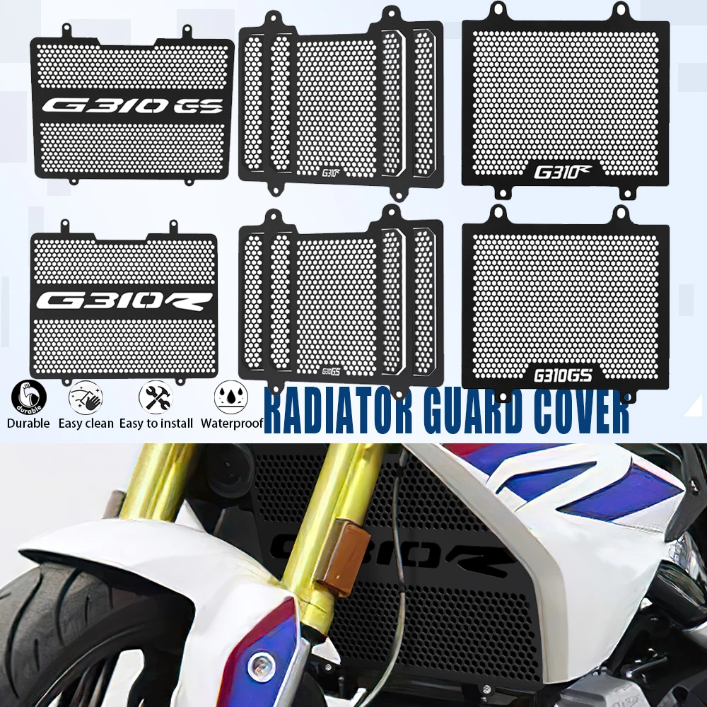 For BMW G310GS G310R G 310 GS R Radiator Guard 2016 - 2023 2022 2021 2020 2019 2018 2024 Radiator Grille Guard Cover Protector