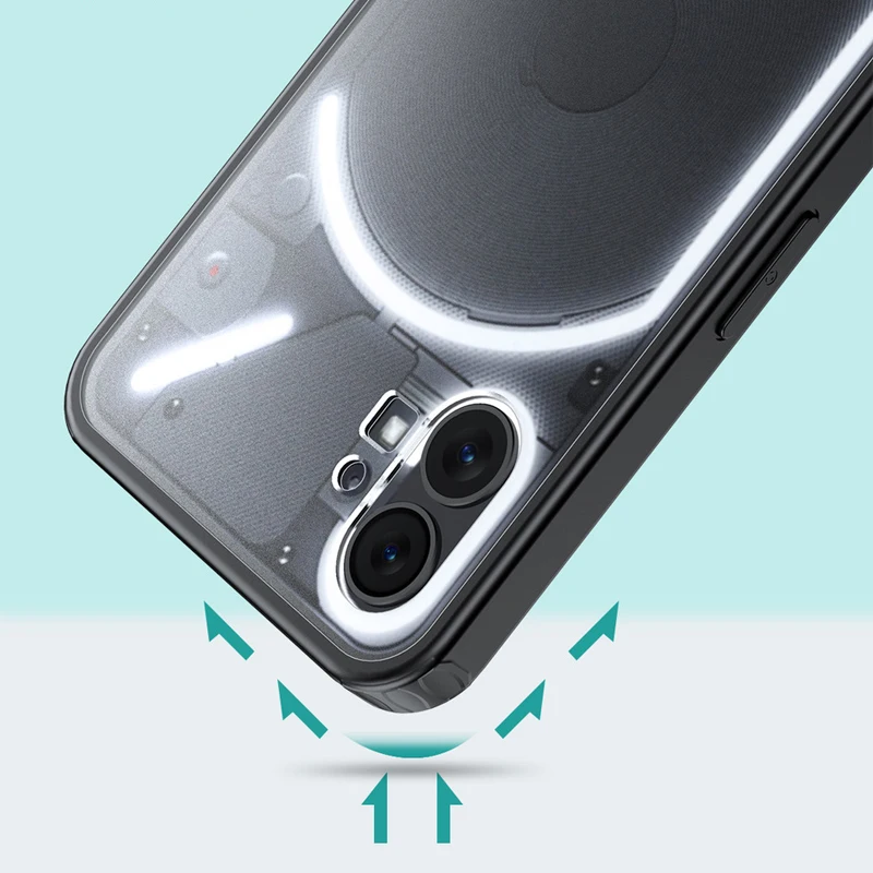 Case For Nothing Phone One 1 2 Bumper Cover For Nothing phone 2 1 Protective Coque Back Bag 360 Matte Soft TPU Armor Funda Shell