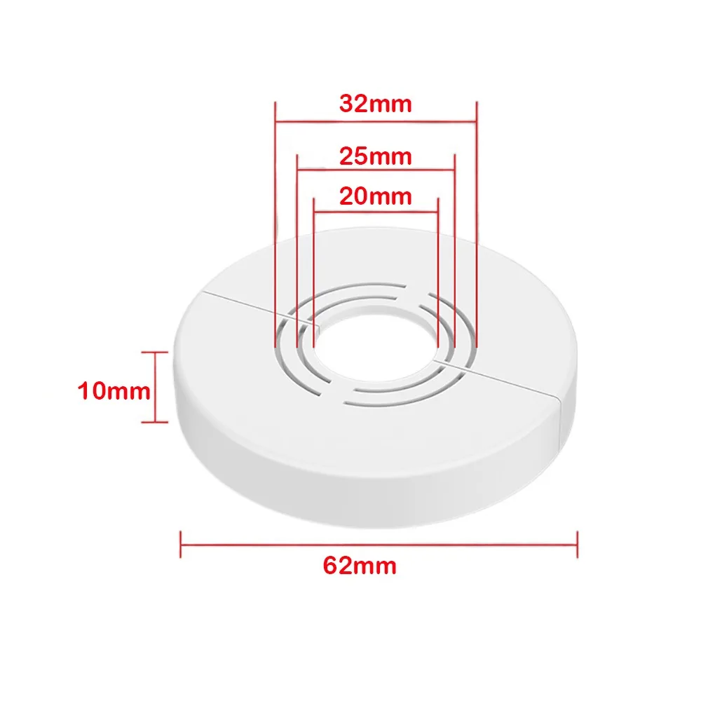 

Полезная крышка смесителя для душа из АБС-пластика, регулируемое покрытие, настенные чехлы для труб, настенный фланец, аксессуары для смесителя, кухня