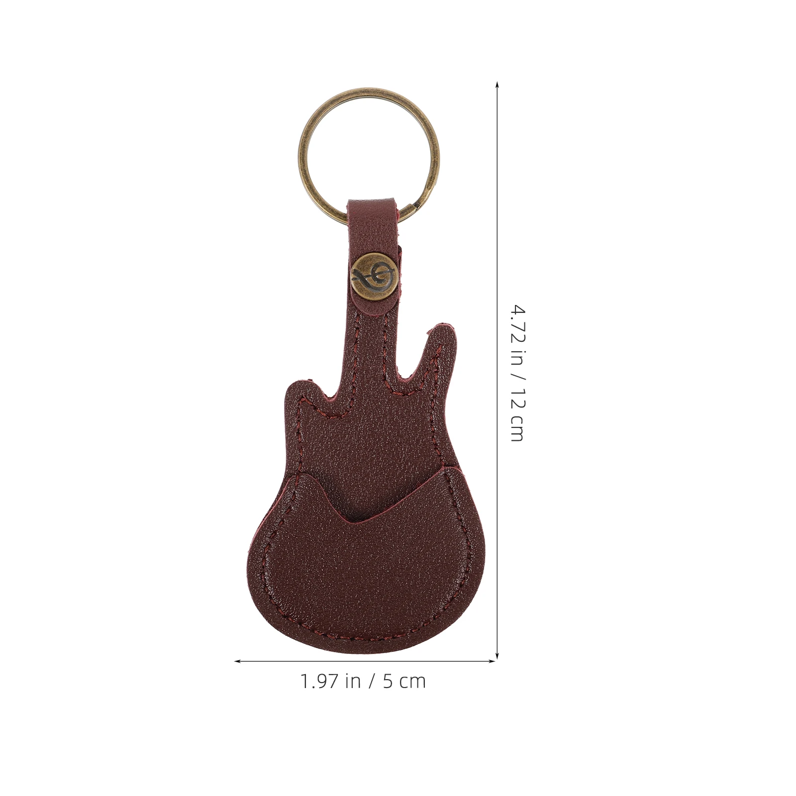 

Portable Pu Guitar Pick Bag Keychain Guitar Picks Storage Compact Plectrum Organizer Lightweight Guitar Pick Holder