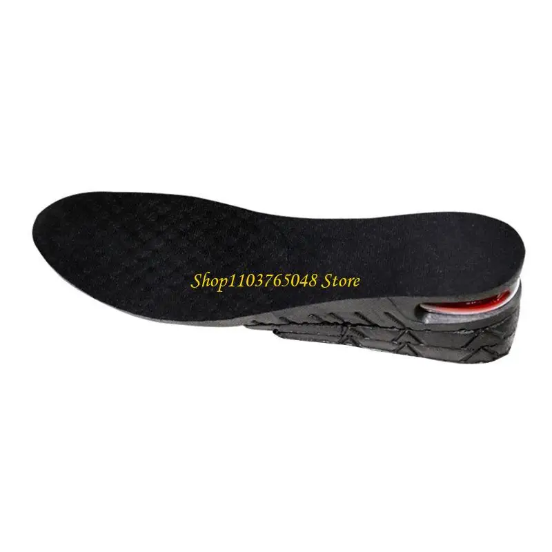 R53E Height Increase Shoe Insoeles MultiLayer Invisible Boosting Lifts Soles Shock Absorption Shoe Cushion Pads for Men Women
