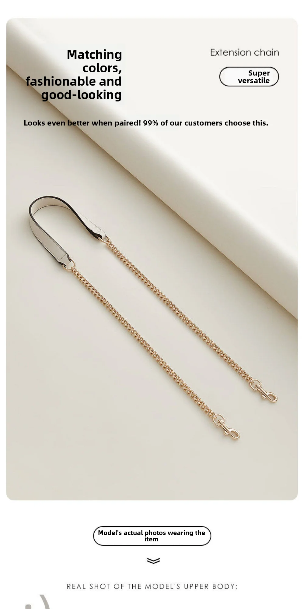 Replacement Crossbody Strap Chain Accessories Compatible With Rowan18 Handbag Shoulder Strap for Coach Boston Purse For Rowan18
