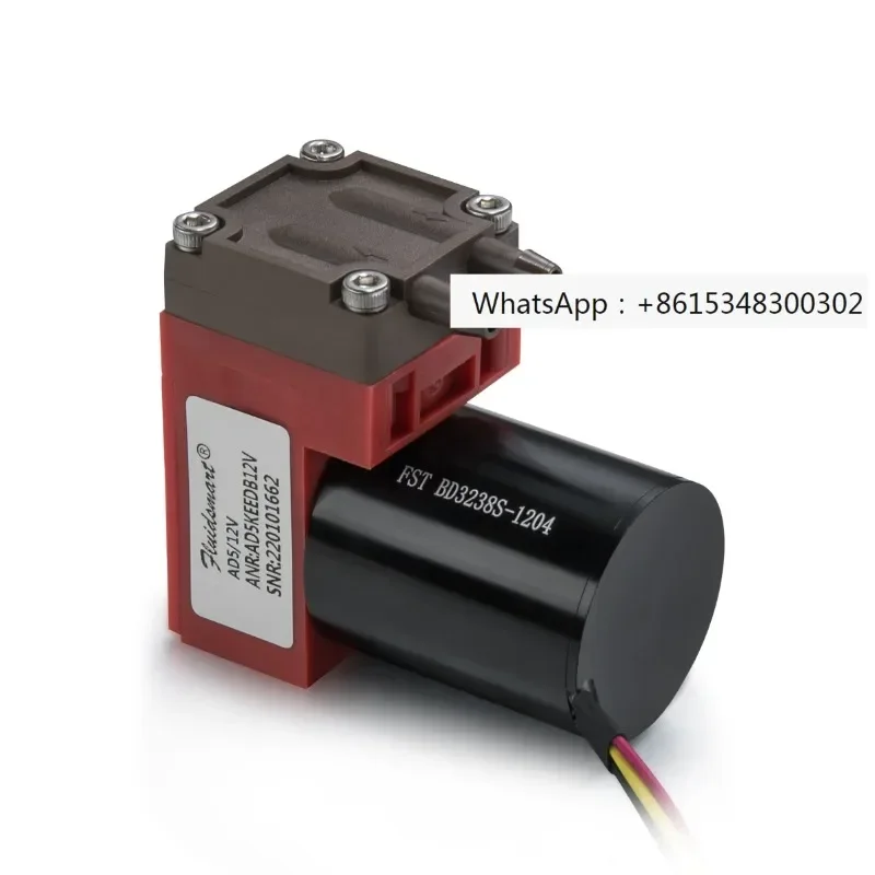 12V 24V DC brushless motor laboratory diaphragm air pump FKM diaphragm anti-corrosion gas sampling pump micro vacuum pump