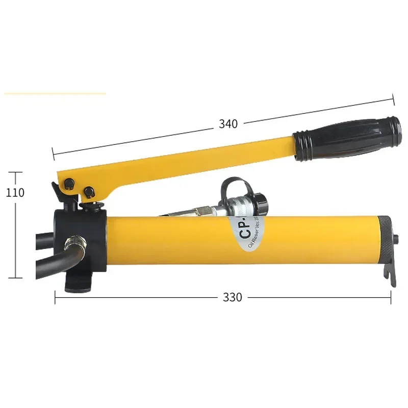 Upgrade Manual Hydraulic CP-700 Small Portable Large Oil Storage Pressure Reducing Hydraulic Pump With Anti-Vibration Oil Inject