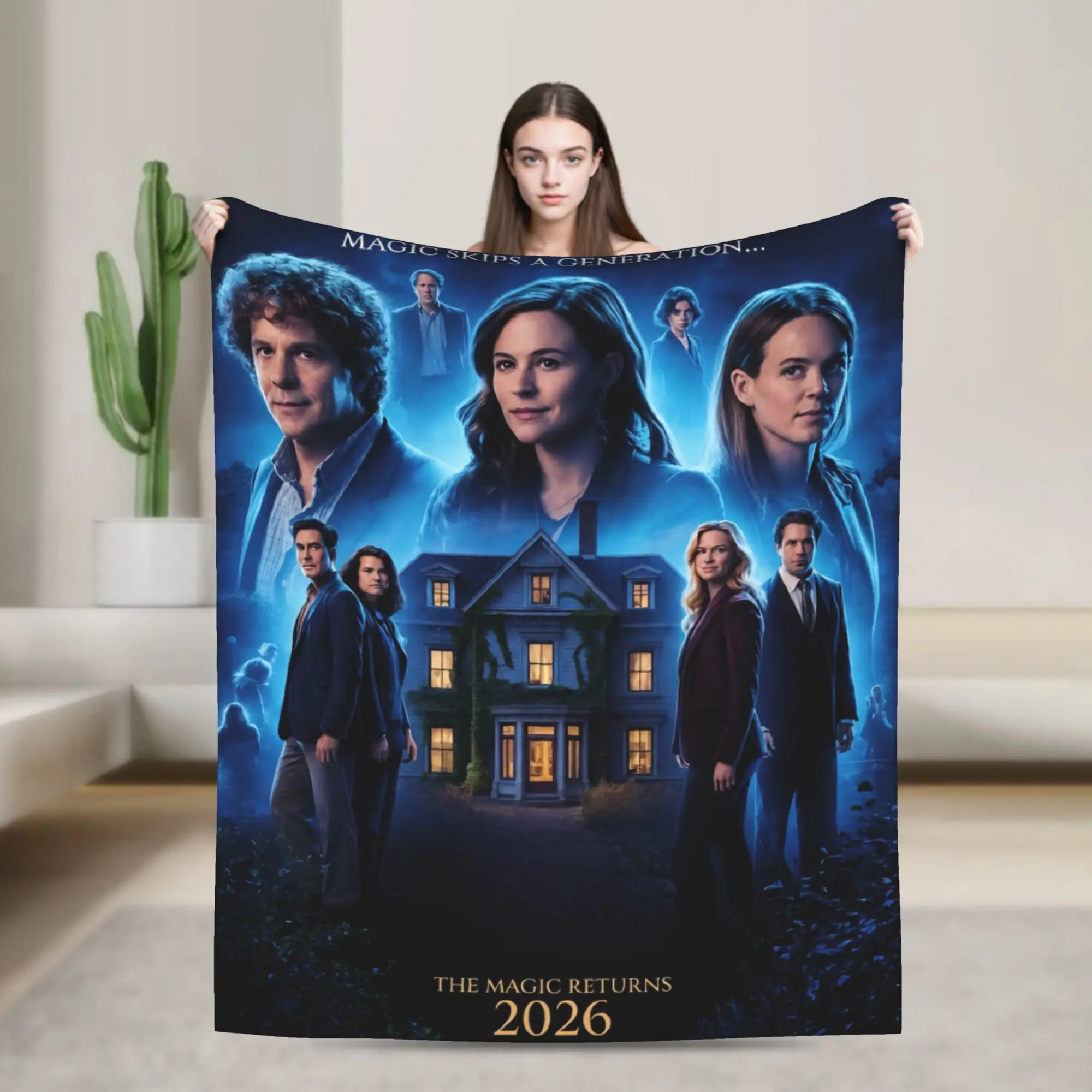 Practical Magic 2 Movie 2026 Gift Blanket For Men Women Cozy Soft  Throw Blankets for Sofa 50x60 Inches Multiple Sizes