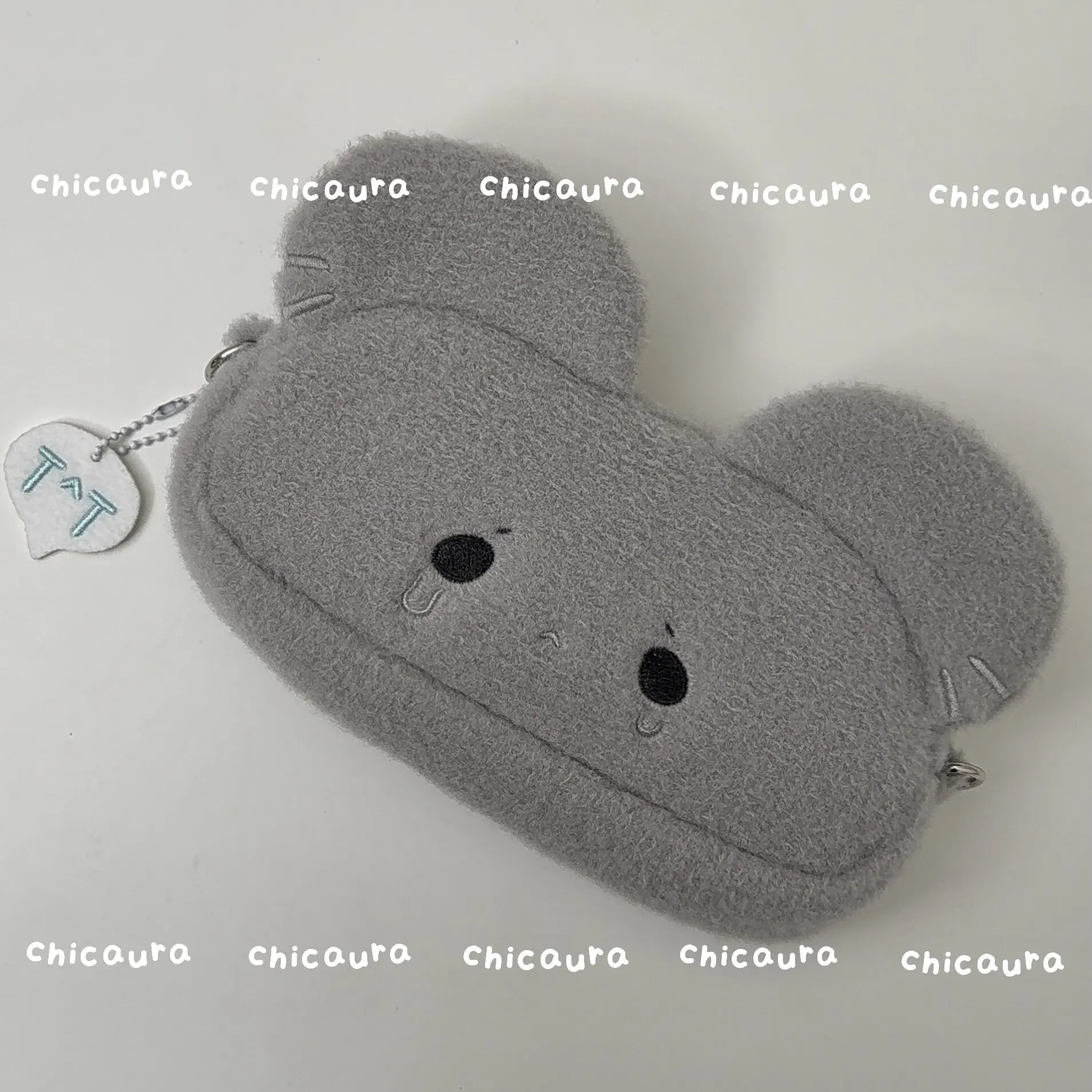 Original Cute Sweet Punk Cartoon Mouse Plush Pen Bag Storage Bag for Women Commuter Makeup Mobile Phone Small Bags Girl