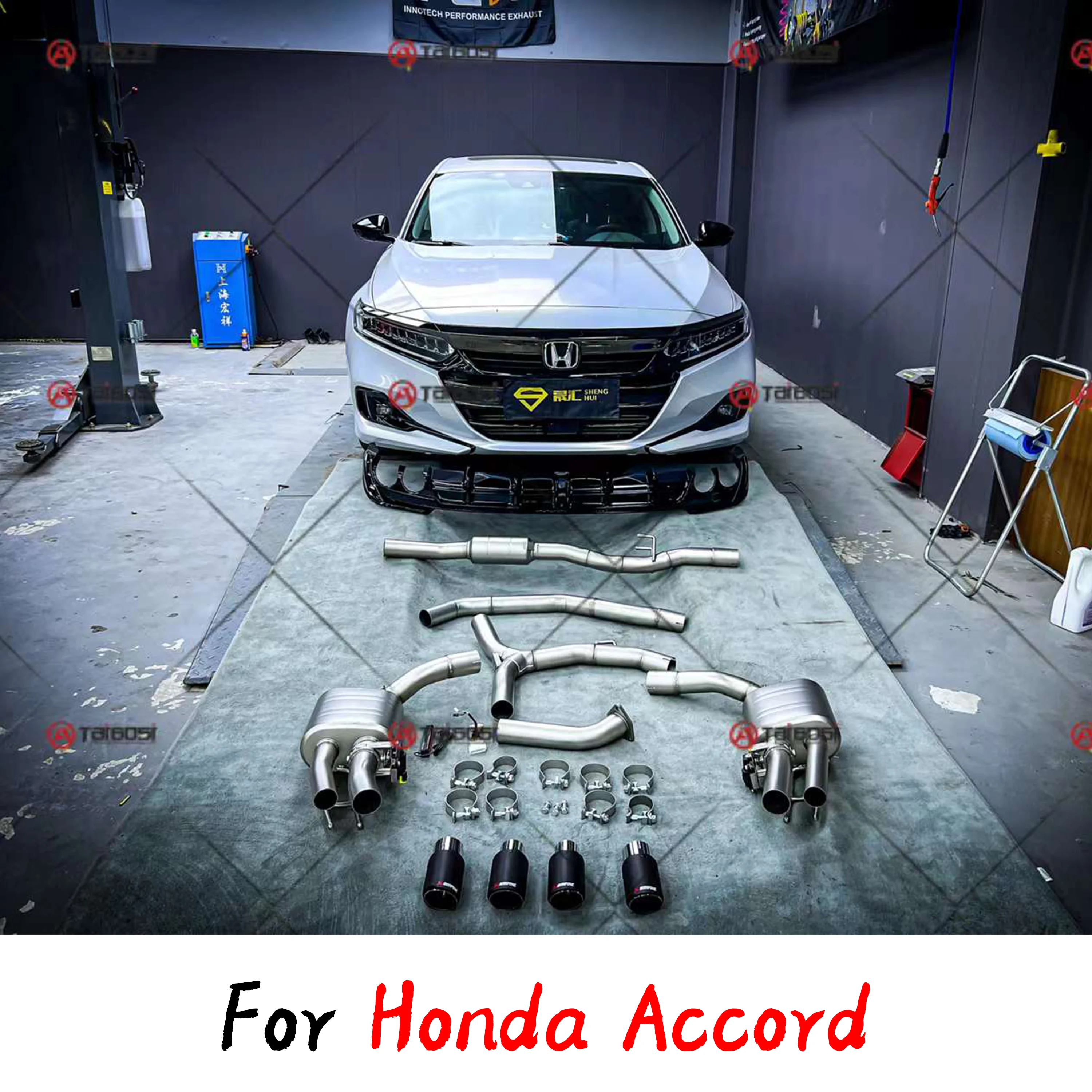 

For Honda Accord Car 1.5T 2.0L 2.4L Catback Exhaust System Pipe Taibosi Performance Stainless Electric Valve Muffler Cutout DIY