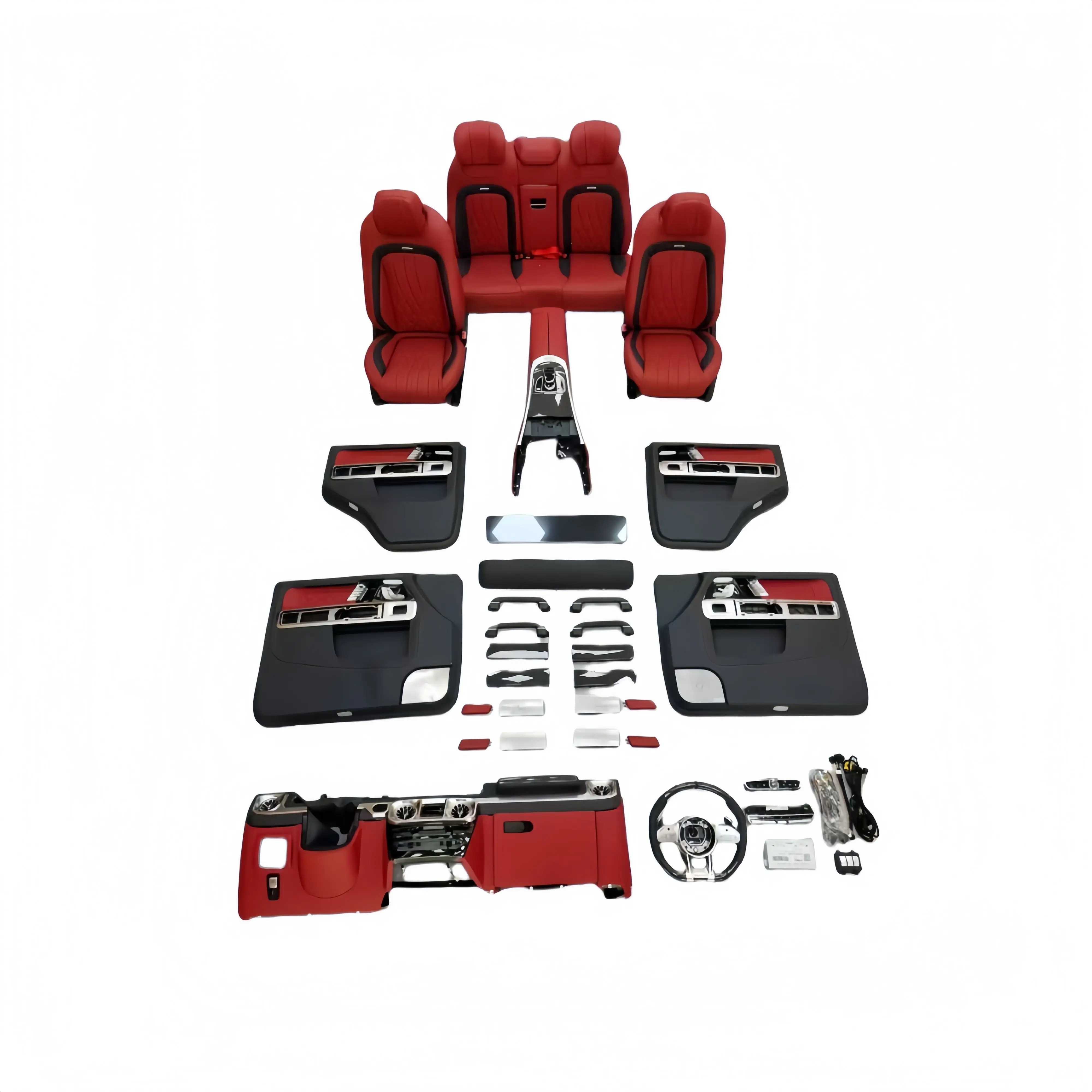 Premium Red Interior Upgrade Kit for Mercedes-Benz G-Class