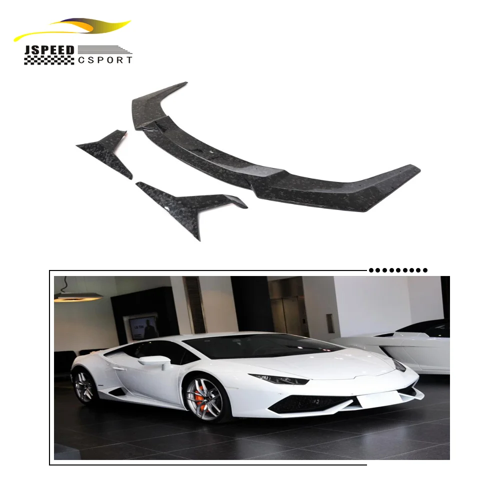 

Передняя губа из сухого углеродного волокна для Lamborghini Huracan LP600 LP610 Coupe 2-Door 2014-2016