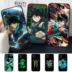 Deku My Hero Academia Phone Case For iPhone 15 14 11 12 13 Mini Pro XS Max Cover 6 7 8 Plus X XR SE 2020 Funda Shell
