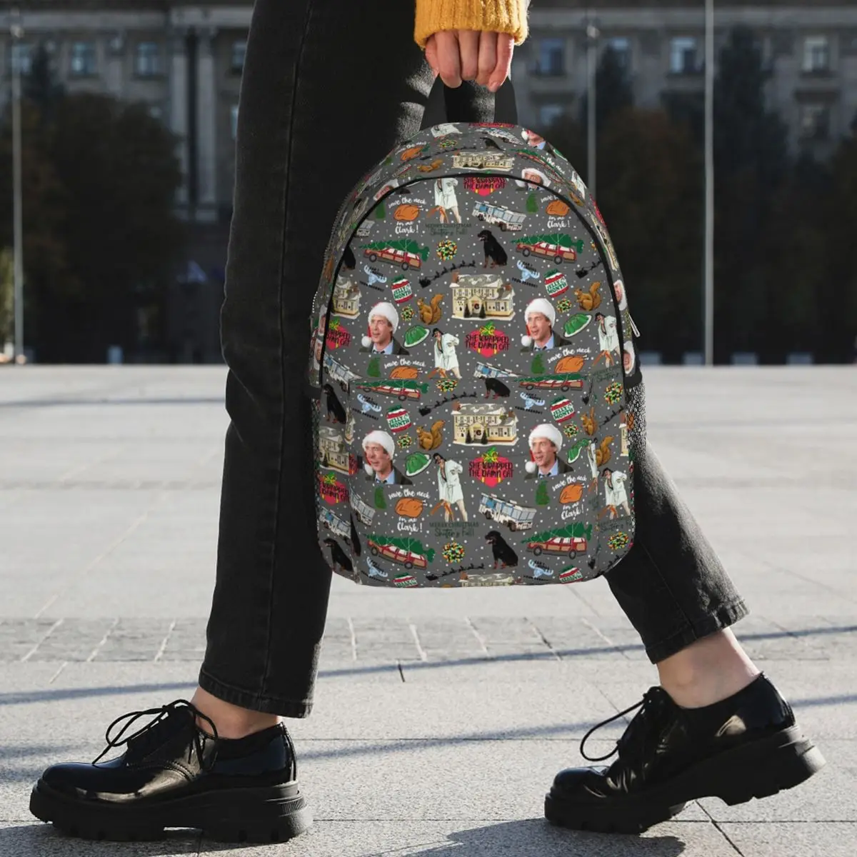 Zaini nazionali per le vacanze di natale zaini per adolescenti Bookbag borse da scuola per bambini zaino da viaggio borsa a tracolla di grande capacità